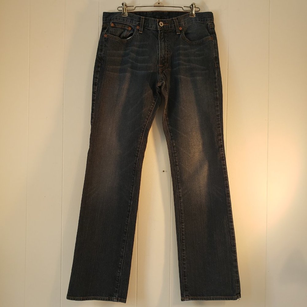 LUCKY BRAND 30/33 Vintage Lucky YOU Straight Leg Jeans Stretch Dark wash